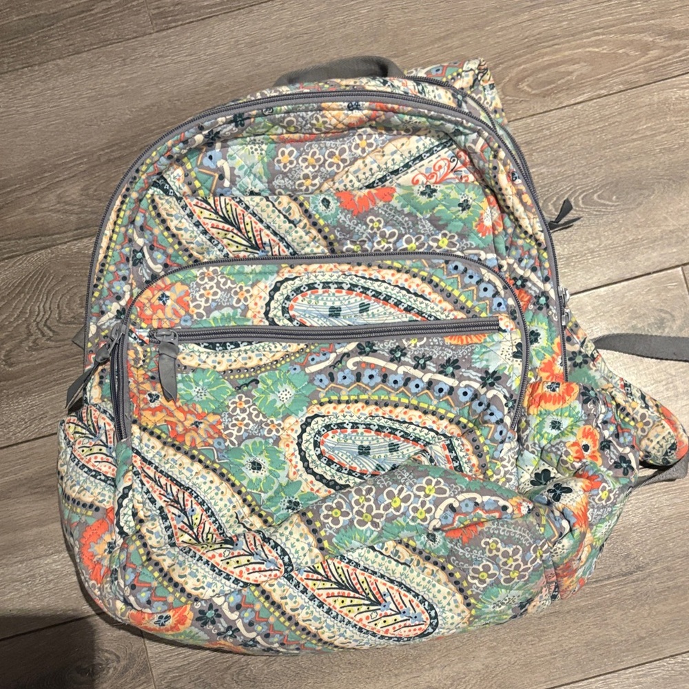 Vera Bradley Multicolor Paisley Backpack